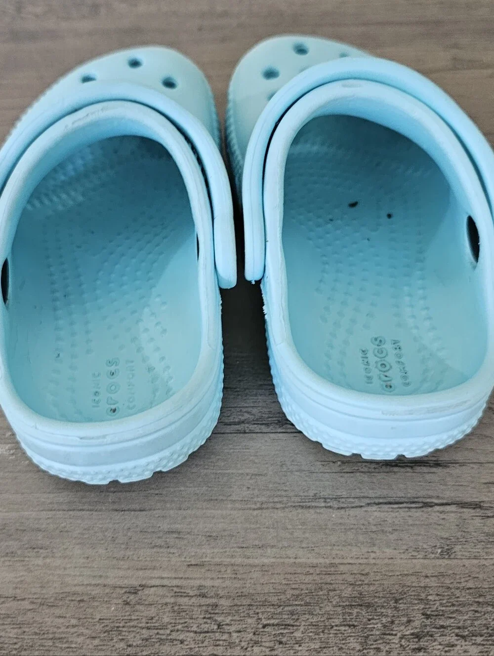 CROCS Blue Kids Clog Sandals Mickey Charm Baby Toddler C 5